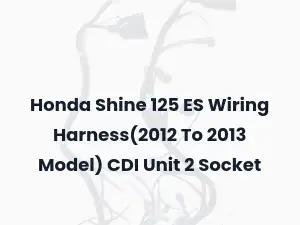 Honda Shine 125 ES Wiring Harness(2012 To 2013 Model) CDI Unit 2 Socket