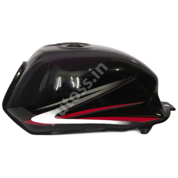 HONDA Shine DX Petrol Tank BLACK and RED