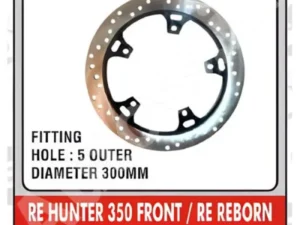 ROYAL ENFIELD RE HUNTER 350 FRONT, RE REBORN DISC BRAKE