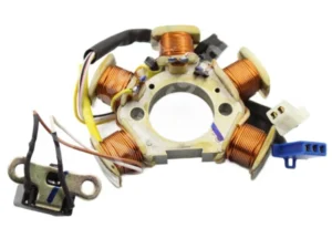 SCOOTY PEP+COIL PLATE ASSEMBLY(5 POLL) 2+2 PIN