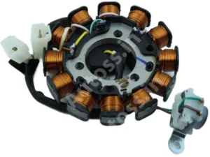SUZUKI ACCESS MAGNET COIL PLATE ASSEMBLY(12 POLL) 2+1 PIN