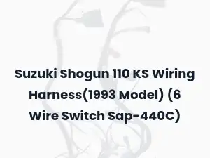 Suzuki Shogun 110 KS Wiring Harness(1993 Model) (6 Wire Switch Sap-440C)