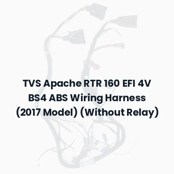 TVS Apache RTR 160 EFI 4V BS4 ABS Wiring Harness (2017 Model) (Without Relay)