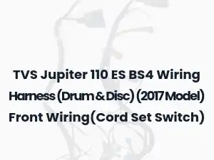 TVS Jupiter 110 ES BS4 Wiring Harness (Drum & Disc) (2017 Model) Front Wiring(Cord Set Switch)