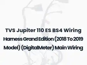 TVS Jupiter 110 ES BS4 Wiring Harness Grand Edition (2018 To 2019 Model) (DigitalMeter) Main Wiring