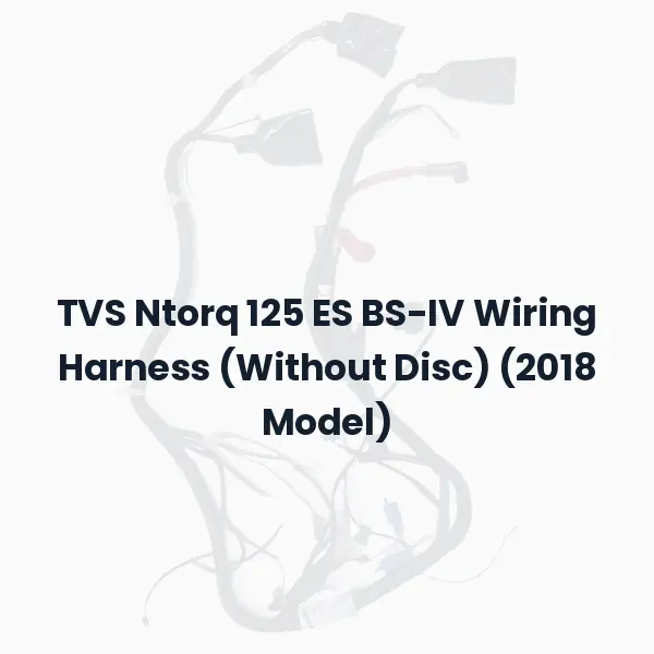 TVS Ntorq 125 ES BS-IV Wiring Harness (Without Disc) (2018 Model)
