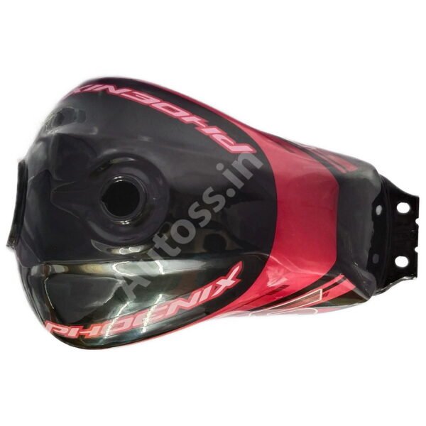 TVS Phoenix 125 Petrol Tank BLACK and RED