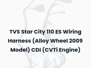 TVS Star City 110 ES Wiring Harness (Alloy Wheel 2009 Model) CDI (CVTi Engine)