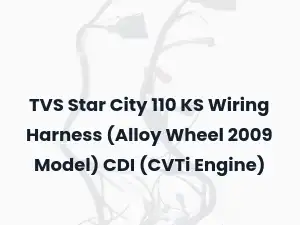 TVS Star City 110 KS Wiring Harness (Alloy Wheel 2009 Model) CDI (CVTi Engine)