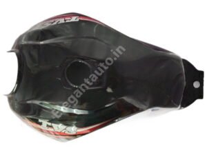 TVS Star City Plus Petrol Tank BLACK and RED