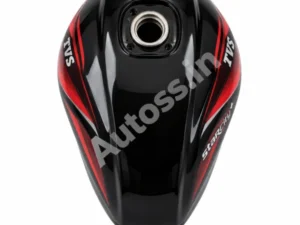 TVS Star City Plus Petrol Tank BLACK and RED