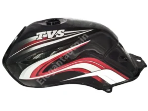 TVS Star Sorts BS4 Petrol Tank BLACK and RED