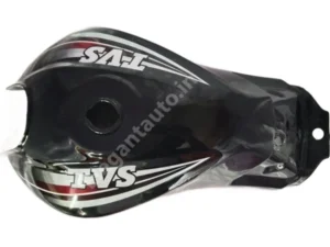 TVS Star Sorts BS4 Petrol Tank BLACK and RED