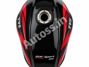 TVS Star Sport Petrol Tank BS6 BLACK and RED