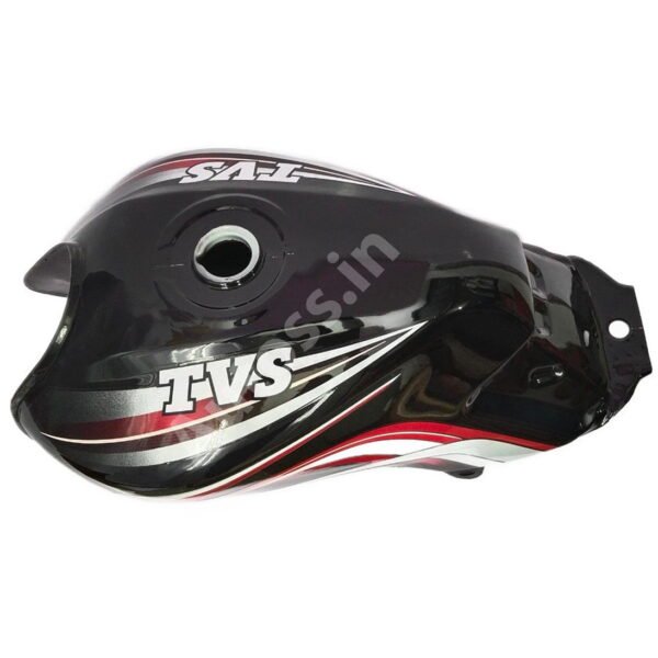 TVS Star Sports Petrol Tank New Model BLACK and RED