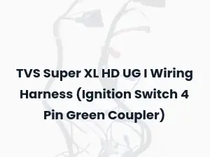 TVS Super XL HD UG I Wiring Harness (Ignition Switch 4 Pin Green Coupler)