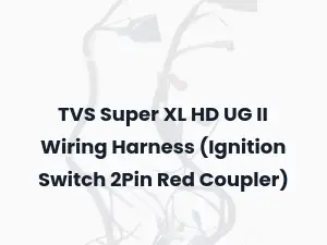 TVS Super XL HD UG II Wiring Harness (Ignition Switch 2Pin Red Coupler)
