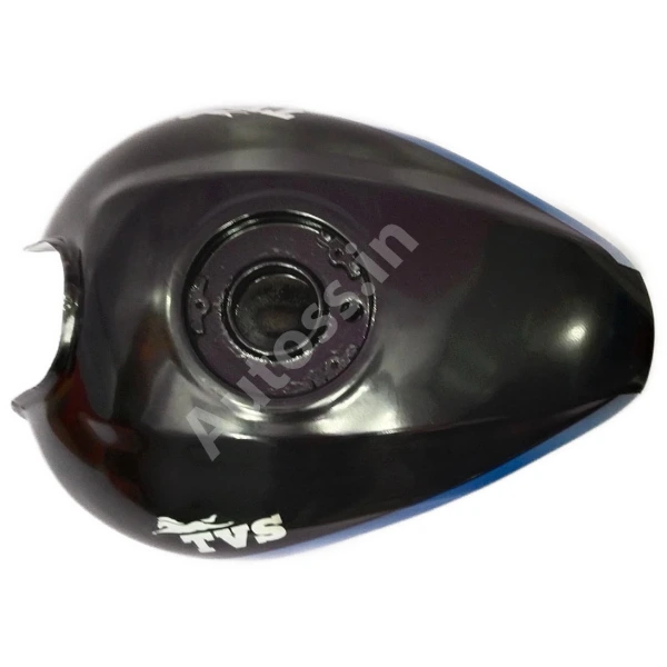 TVS Victor Glx Petrol Tank BLACK and BLUE