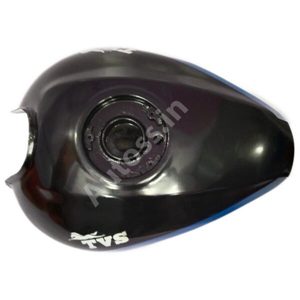 TVS Victor Glx Petrol Tank BLACK and BLUE