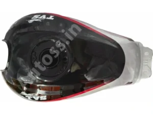 TVS Victor Glx Petrol Tank BLACK RED