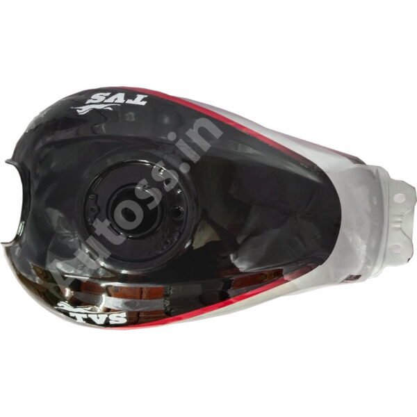 TVS Victor Glx Petrol Tank BLACK RED
