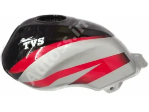 TVS Victor Glx Petrol Tank BLACK RED