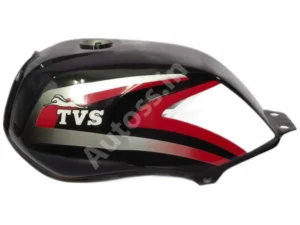 TVS Victor GX Petrol Tank BLACK and RED