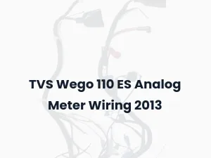 TVS Wego 110 ES Analog Meter Wiring 2013
