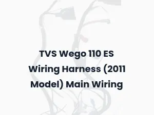 TVS Wego 110 ES Wiring Harness (2011 Model) Main Wiring