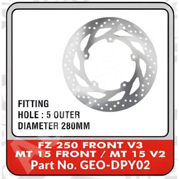 YAMAHA FZ 250 FRONT V3, MT15 FRONT MT15 V2 DISC BRAKE