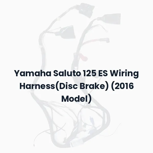 Yamaha Saluto 125 ES Wiring Harness(Disc Brake) (2016 Model)