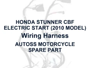 HONDA WIRING HARNESS FOR HONDA STUNNER CBF ELECTRIC START (2010 MODEL) identification title card, illustrative faded background; actual product photograph pending