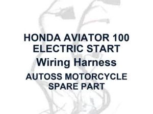 HONDA WIRING HARNESS FOR HONDA AVIATOR 100 ELECTRIC START identification title card, illustrative faded background; actual product photograph pending