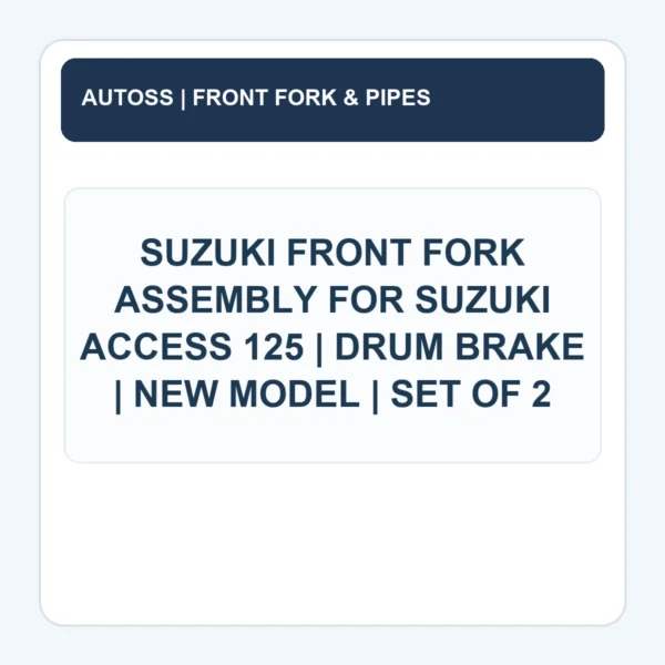 AUTOSS-FP-287 identification title card; actual product photograph pending