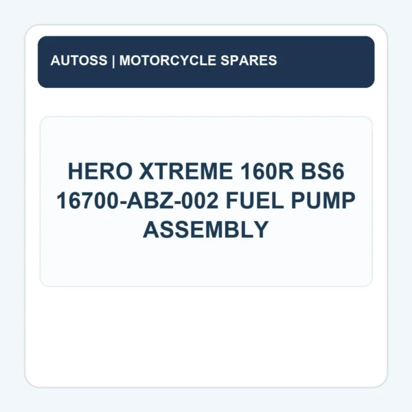 AUTOSS-FPM-004 identification title card; actual product photo pending