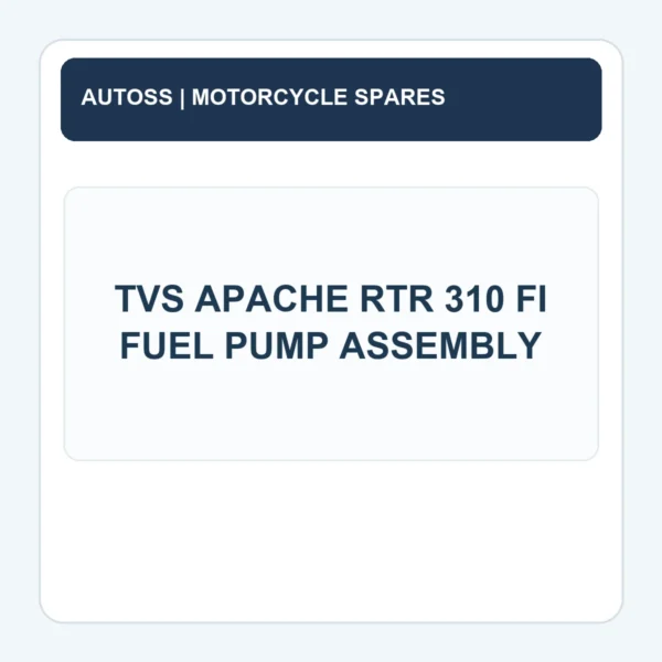 AUTOSS-FPM-005 identification title card; actual product photo pending
