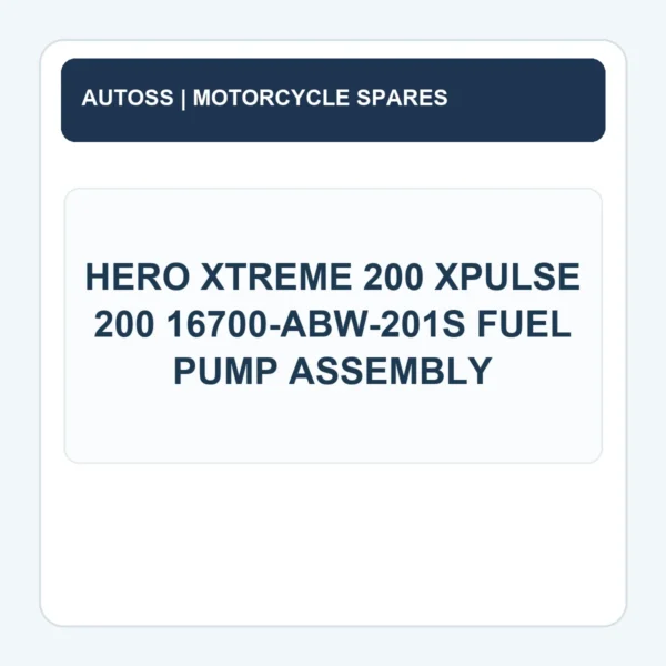 AUTOSS-FPM-008 identification title card; actual product photo pending