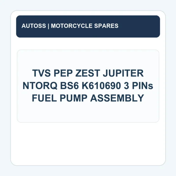 AUTOSS-FPM-016 identification title card; actual product photo pending