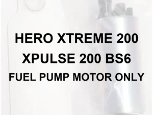 HERO XTREME 200 XPULSE 200 BS6 FUEL PUMP MOTOR - FUEL PUMP MOTOR - 70 percent white faded owner-supplied generic fuel pump photo, bold black model identification - illustrative only