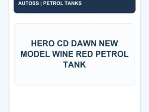 AUTOSS-FT-015 identification title card; actual product photograph pending