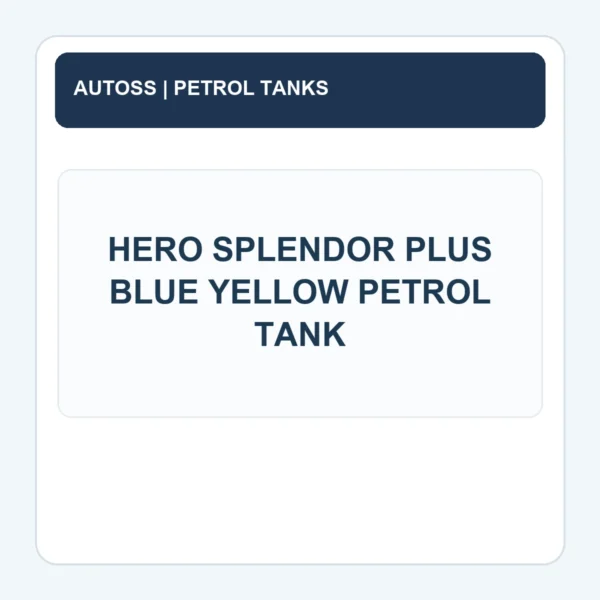 AUTOSS-FT-029 identification title card; actual product photograph pending
