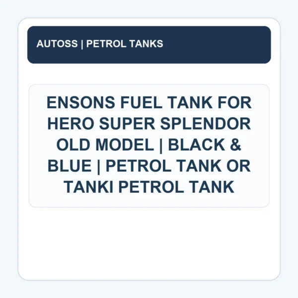 AUTOSS-FT-073 identification title card; actual product photograph pending