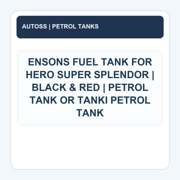AUTOSS-FT-092 identification title card; actual product photograph pending