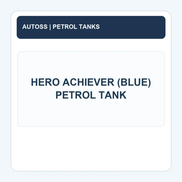 AUTOSS-FT-105 identification title card; actual product photograph pending
