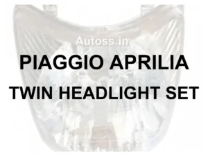 OTHER HEAD LIGHT SET FOR PIAGGIO APRILIA | TWIN - model-specific identification card featuring 70 percent faded generic headlight photo supplied by Autoss, not exact-part photo