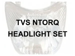 TVS NTORQ HEAD LIGHT SET - model identification graphic using faded owner-supplied illustrative headlight photo; not an exact-part photo