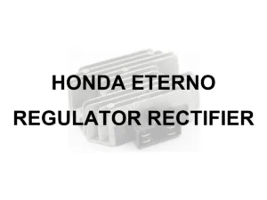 HONDA RR UNIT FOR HONDA ETERNO | REGULATOR RECTIFIER - model identification title card with 70 percent faded generic regulator rectifier motif; not verified exact-part photo