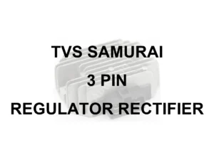 TVS Samurai 3 Pin Regulator Rectifier - illustrative model identification card, not confirmed exact-part photograph
