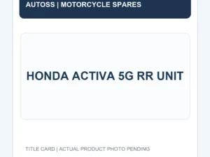 HONDA ACTIVA 5G RR UNIT title card; actual product photograph pending