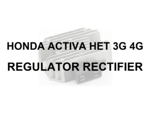 HONDA ACTIVA HET 3G 4G RR UNIT - model identification title card with 70 percent faded generic regulator rectifier motif; not verified exact-part photo
